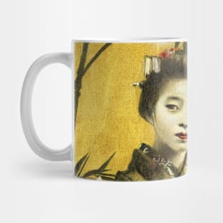 Vintage Geisha And Demon Mug